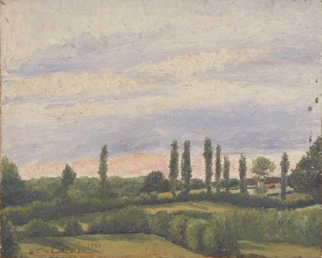Paysage, Louis Thibaudet, 1918