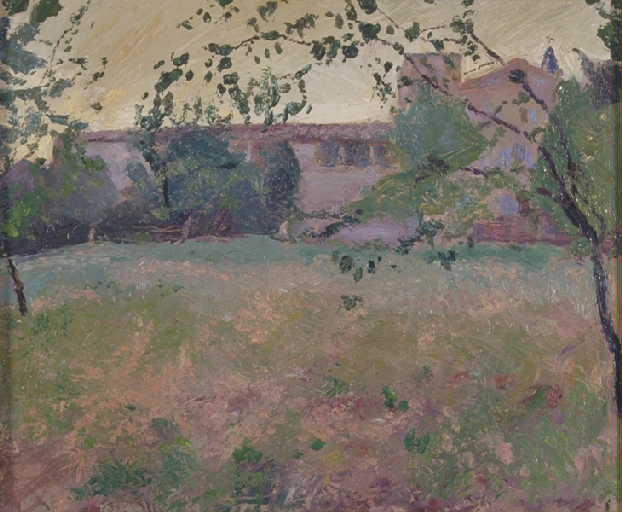Jardin du château de Farges lès Mâcon, Louis Thibaudet, 1959