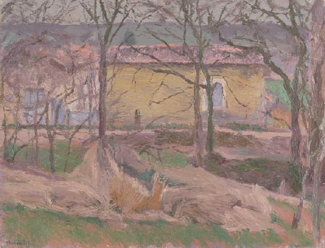 Champvent en hiver, Louis Thibaudet, 1956