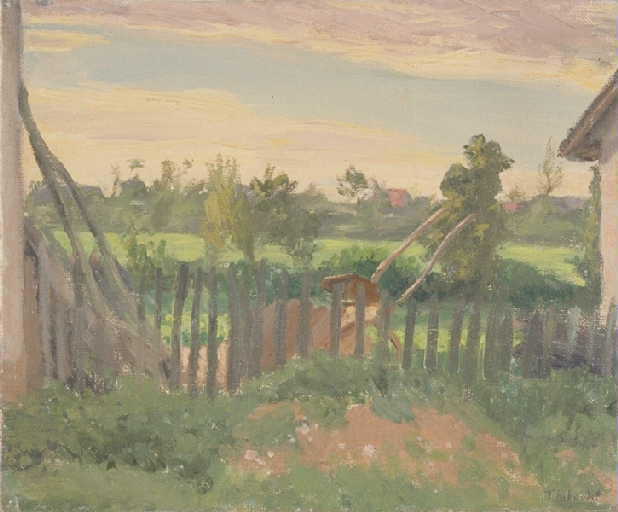 Paysage, Louis Thibaudet, 20e siècle