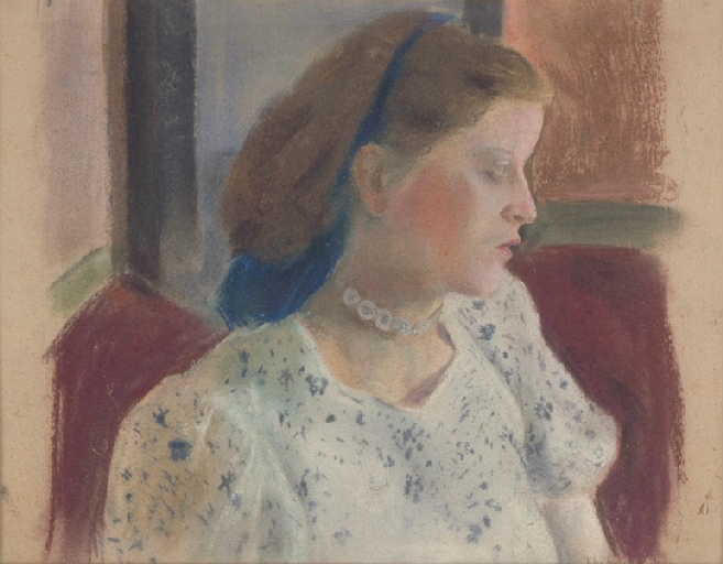 Portrait de femme, Louis Thibaudet