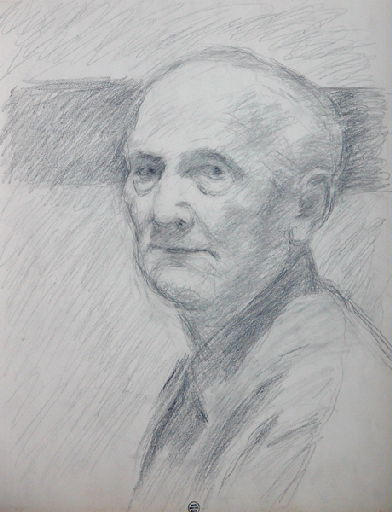 Autoportrait, Louis Thibaudet, 1980