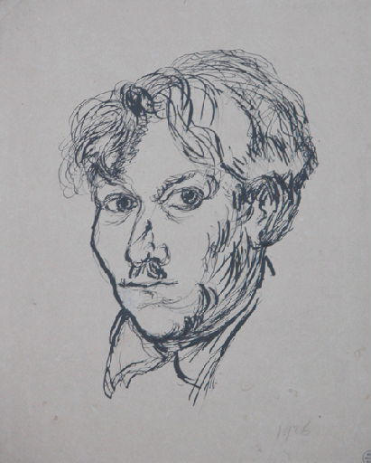 Autoportrait, Louis Thibaudet, 1926