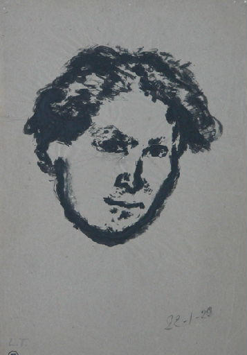 Autoportrait, Louis Thibaudet, 1929