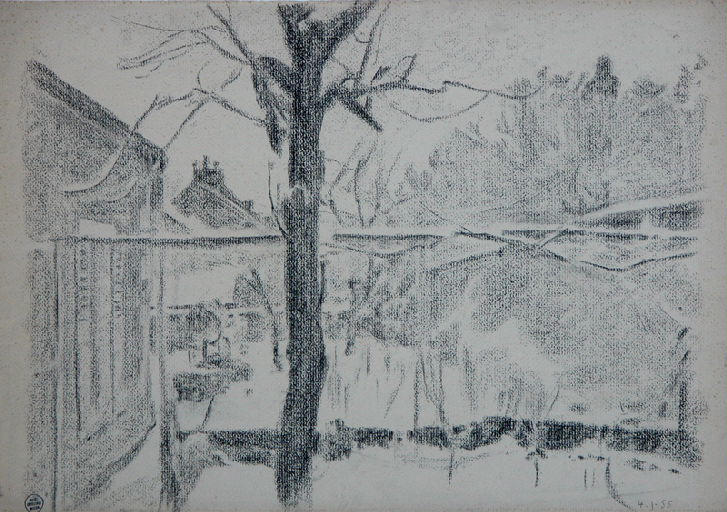 Paysage, Louis Thibaudet, 1955