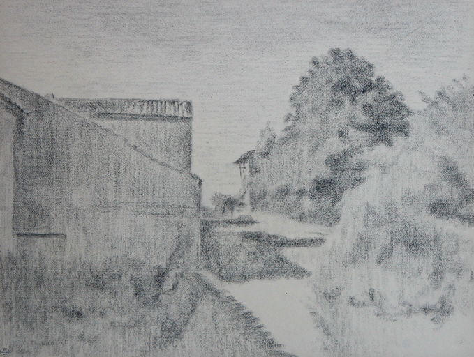 Paysage, Louis Thibaudet, 20e siècle