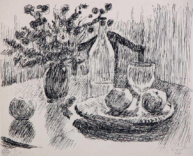 Nature morte, Louis Thibaudet, 1967