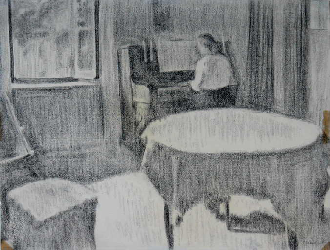 Intérieur à la fenêtre ouverte, Louis Thibaudet