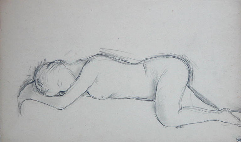 Nu féminin couché, Louis Thibaudet
