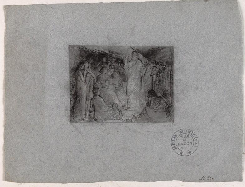Scène d'histoire religieuse, Georges Mathey, 1er quart 20e siècle