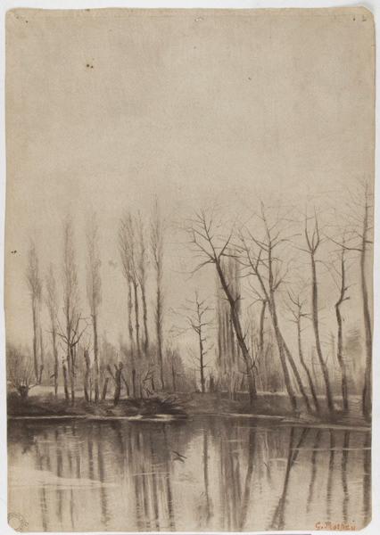 Les bords de Saône, Georges Mathey, 1er quart 20e siècle