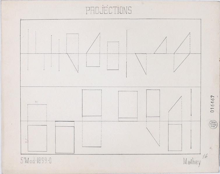 Projections, Georges Mathey, 1899