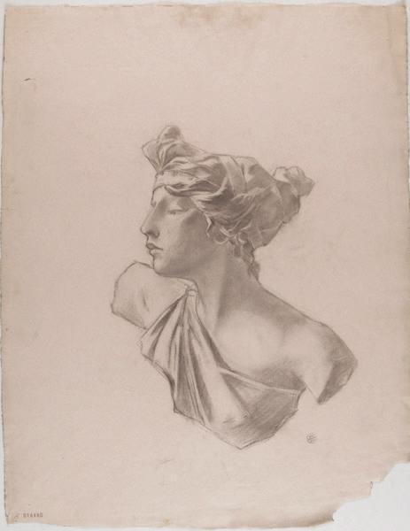 Etude d'après l'antique (Buste de femme), Georges Mathey, 1er quart 20e siècle