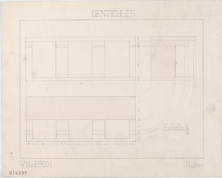 Denticules, Georges Mathey, 1900
