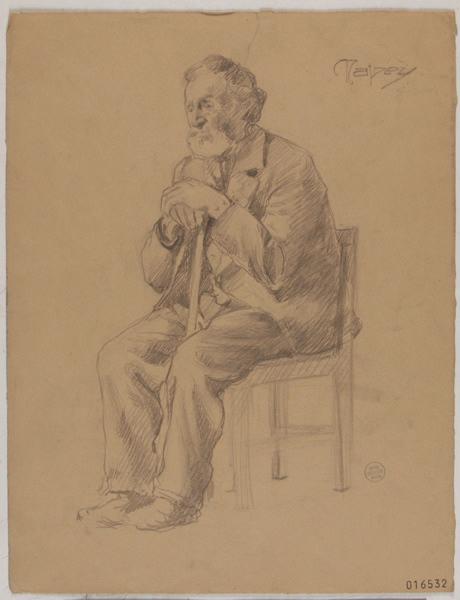 Etude d'après le modèle vivant, Georges Mathey, 1er quart 20e siècle
