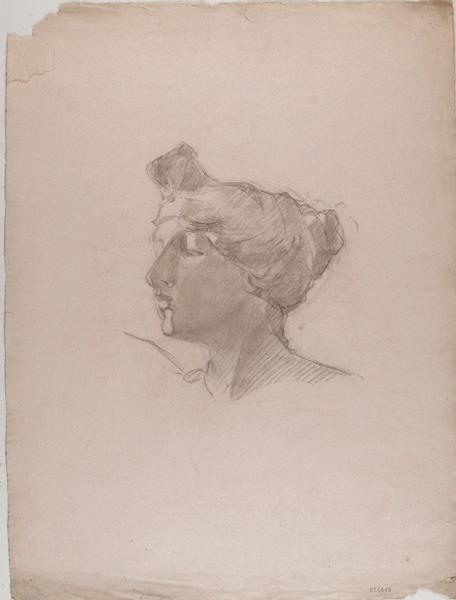 Etude d'après l'antique (Tête de femme)_0