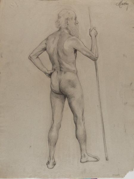 Académie d'homme, Georges Mathey, 1er quart 20e siècle