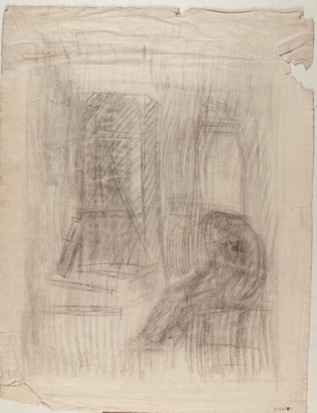 Figure assise, Georges Mathey, 1er quart 20e siècle
