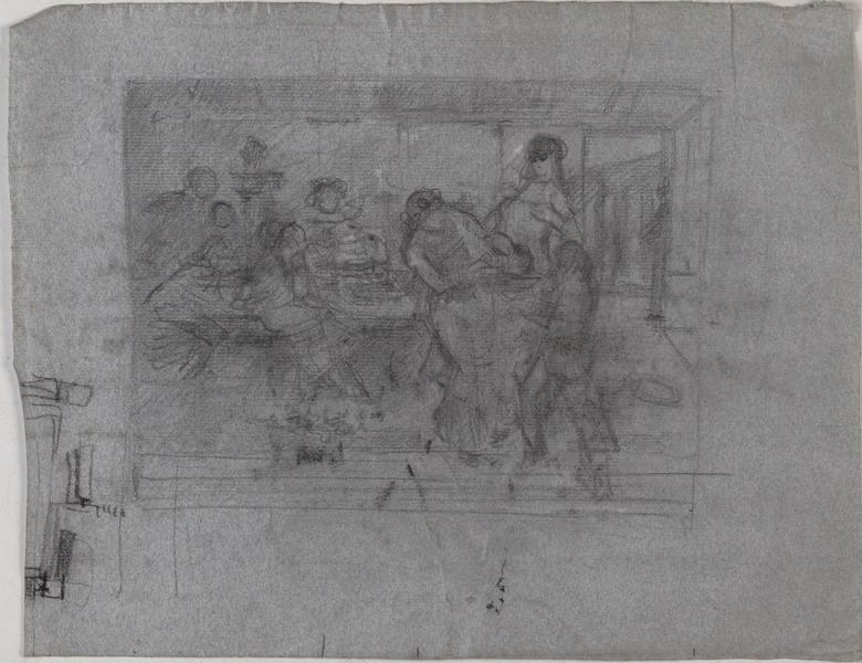 Esquisses de compositions avec personnages_0