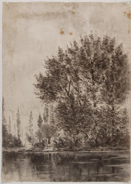 Les bords de Saône, Georges Mathey, 1er quart 20e siècle