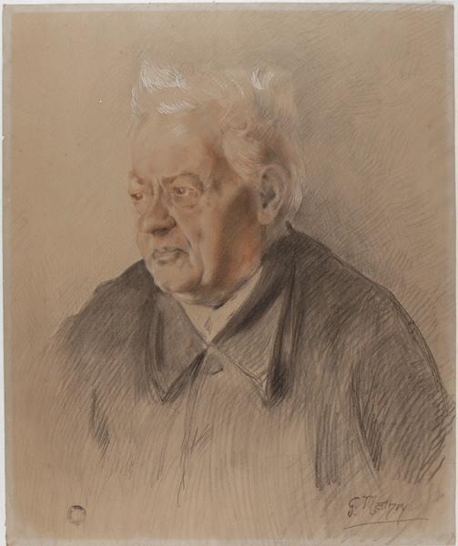 Portrait de vieil homme, Georges Mathey, 1er quart 20e siècle