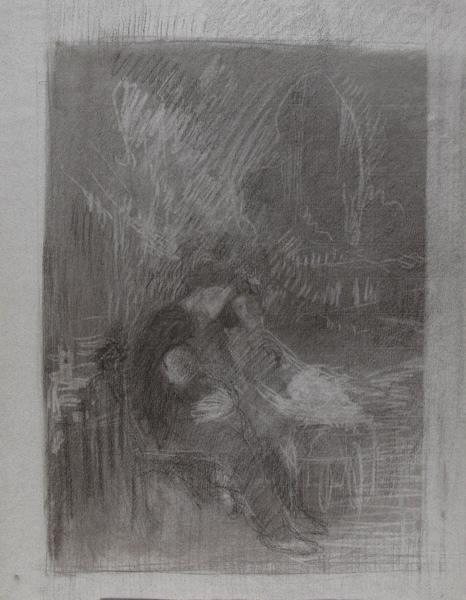 Couple et enfant, Georges Mathey, 1er quart 20e siècle