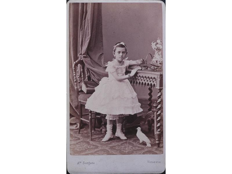 Portrait d'enfant, Antonio Sorgato, 1867