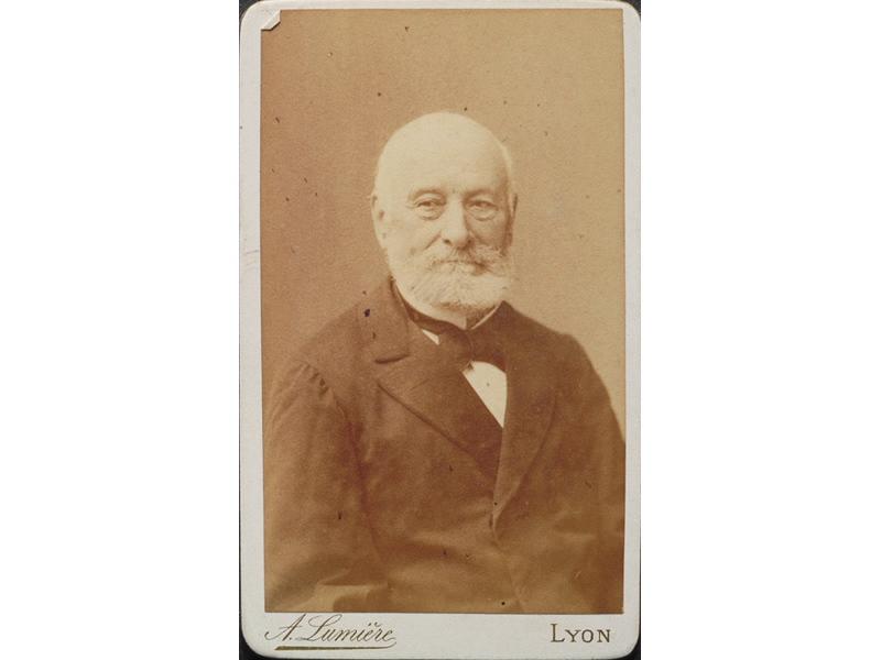Portrait d'homme, Antoine Lumiere, 2e moitié 19e siècle