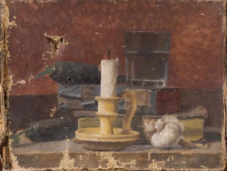 Nature morte au bougeoir_0