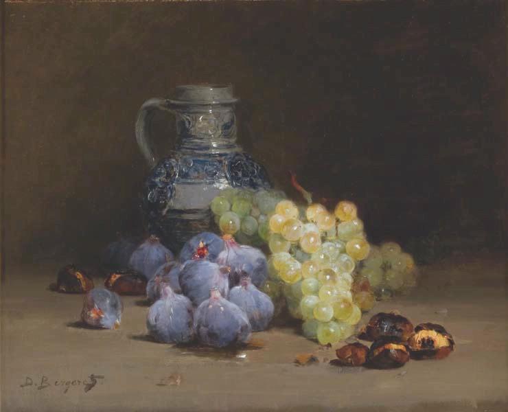 Nature morte au pichet, aux figues et aux raisins_0