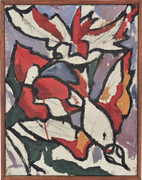 Oiseaux en vol ; Faune aquatique (autre titre), Johé Gormand, 3e quart 20e siècle