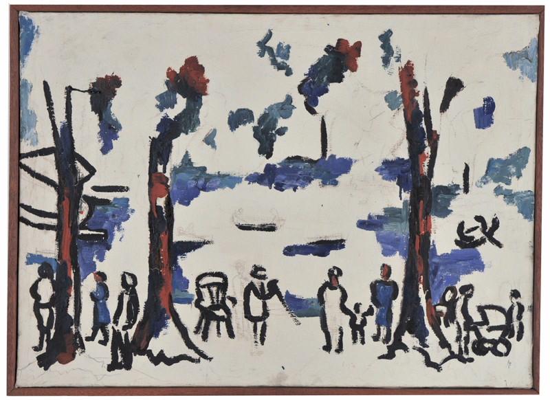 Jardin (titre indéfini), Johé Gormand, 3e quart 20e siècle