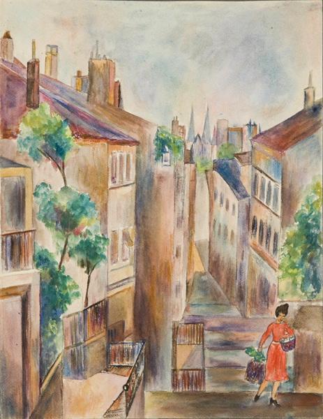 Lyon, Montée du change, Johé Gormand, 1930