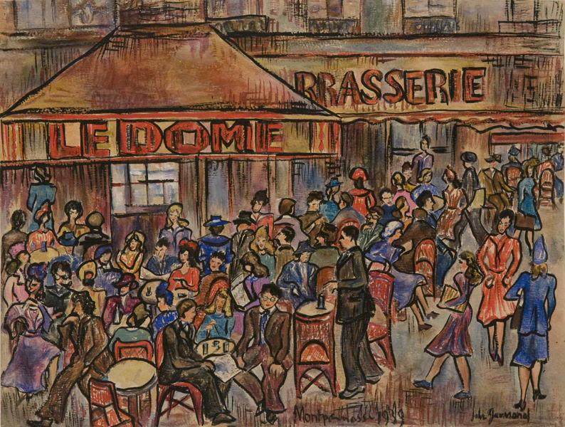 Montparnasse (couleurs), Johé Gormand, 1939