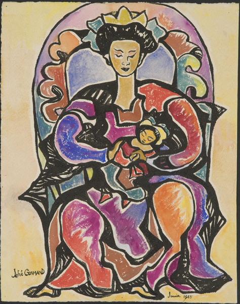 Maternité, Johé Gormand, 1955 /01