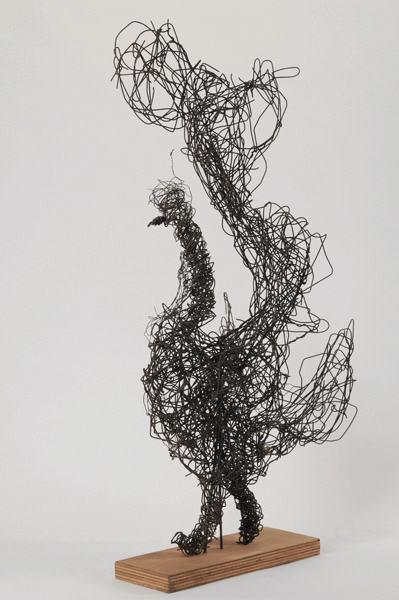 Grand coq (sur socle), Johé Gormand, 3e quart 20e siècle