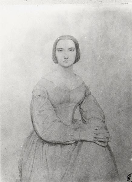 Portrait de femme, Nicolas Auguste Galimard, 1841