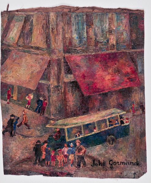 Scène de rue, Johé Gormand, 2e quart 20e siècle, 3e quart 20e siècle