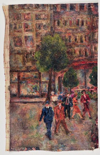 Scène de rue, Johé Gormand, 2e quart 20e siècle, 3e quart 20e siècle