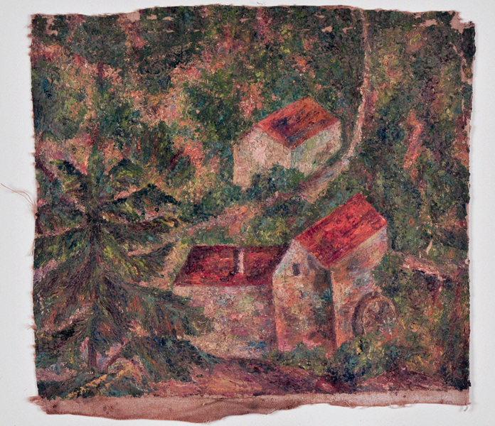Maisons dans un paysage, Johé Gormand, 2e quart 20e siècle