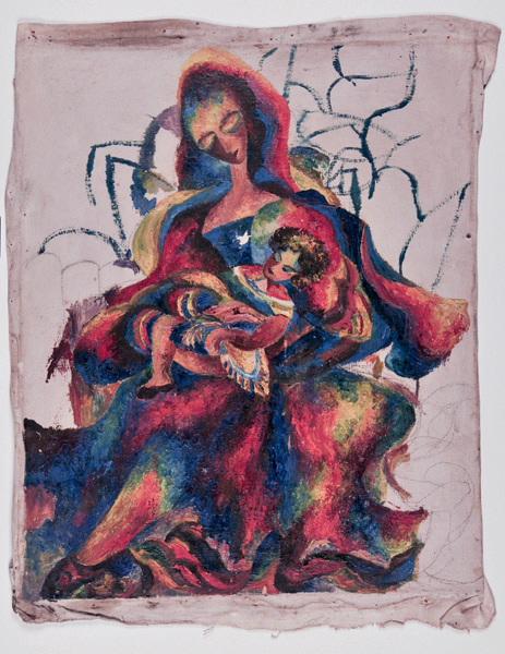 Vierge à l'Enfant, Johé Gormand, 2e quart 20e siècle, 3e quart 20e siècle
