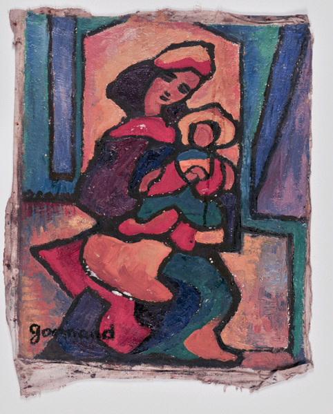 Femme à l'enfant, Johé Gormand, 2e quart 20e siècle, 3e quart 20e siècle