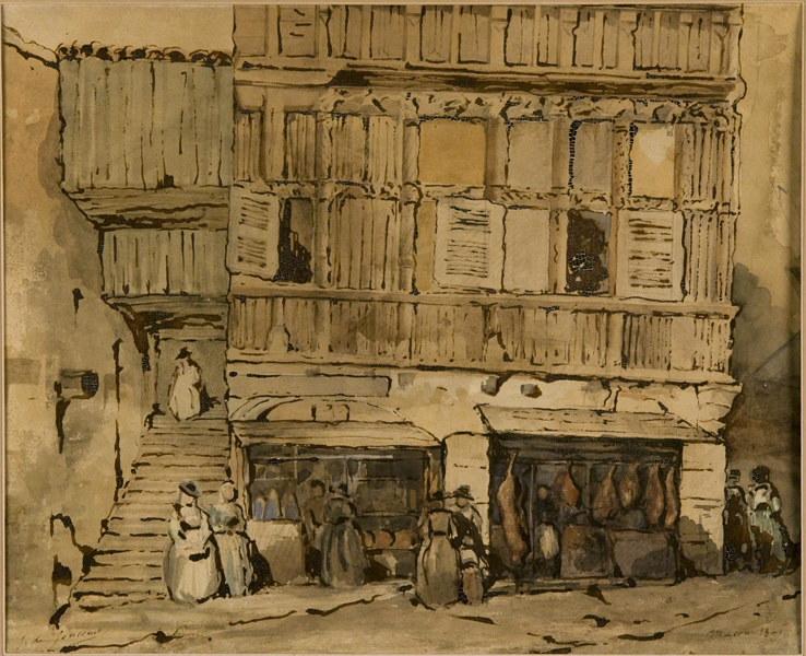 Mâcon ; La Maison de bois, Jules de Goncourt, 1849