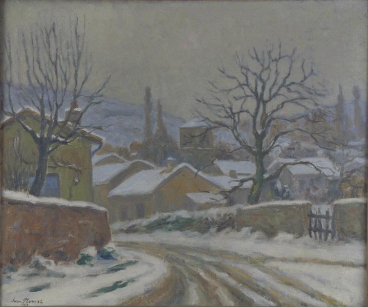 Village sous la neige_0
