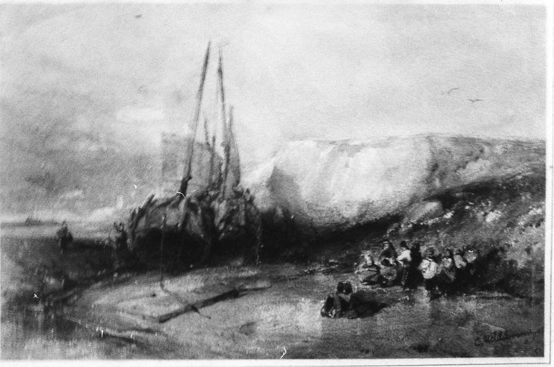 Marine, Эдуард Гильдебрандт, 1843