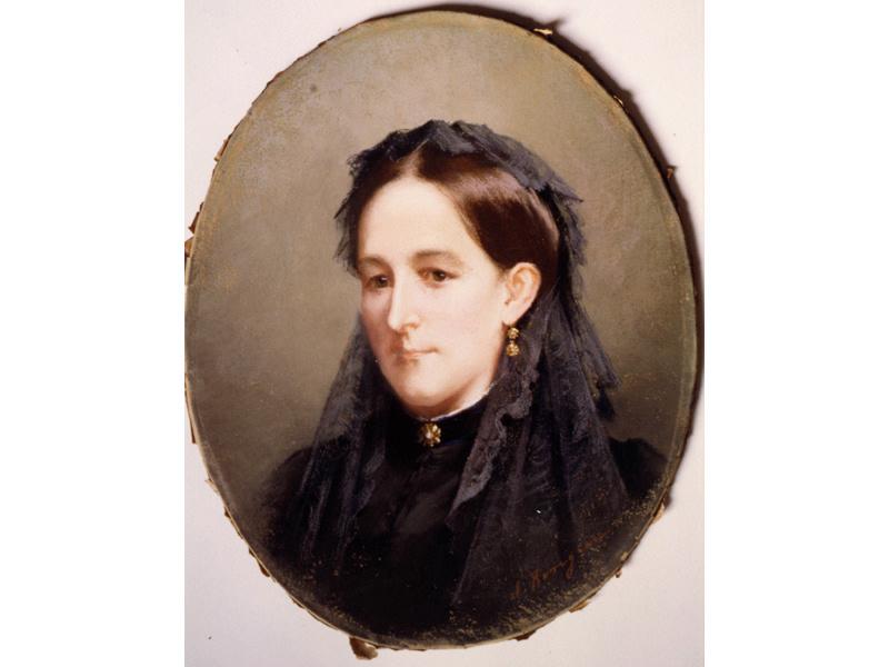 Portrait de la baronne James du Teil (née Marie de Nonjon), Jeanne Rongier, 1875
