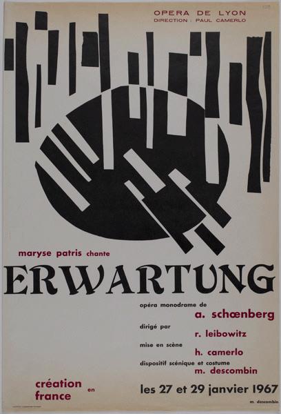 Erwartung de Schoenberg ; Sans titre_0
