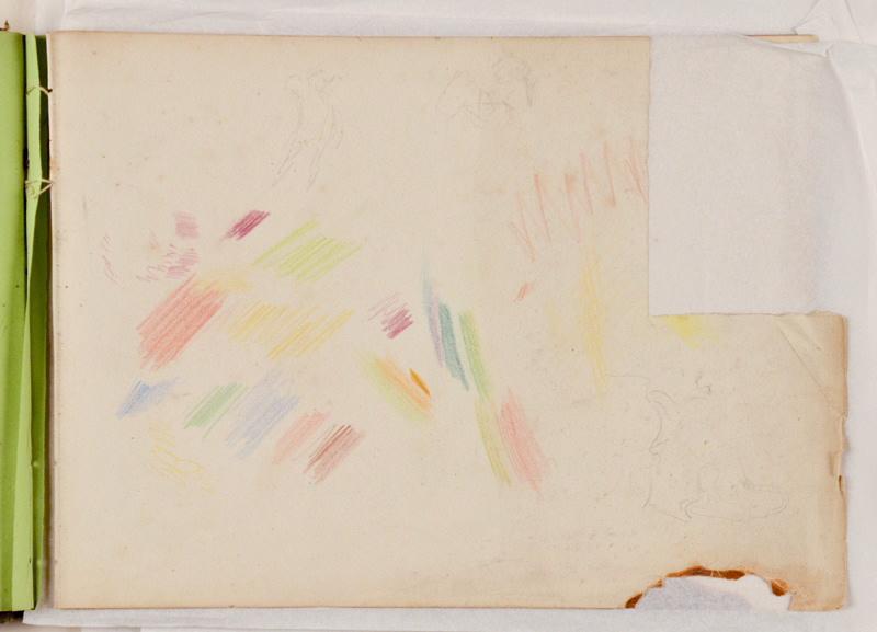 Etude d'un rapace (épervier ?) (Verso du feuillet), Gaston Bussière, 4e quart 19e siècle