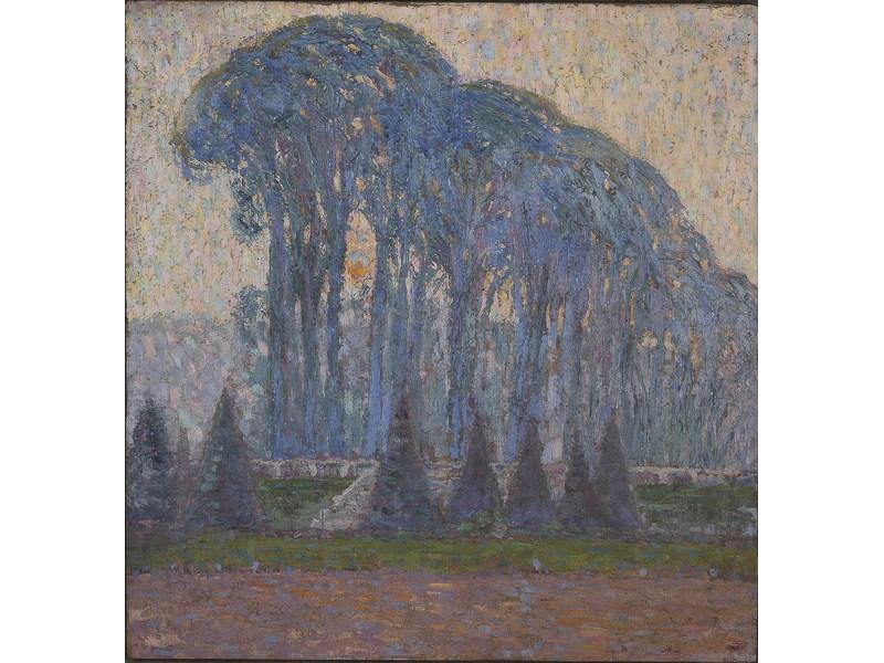 Les Arbres Bleus (Parc à Sceaux (?) au couchant)_0