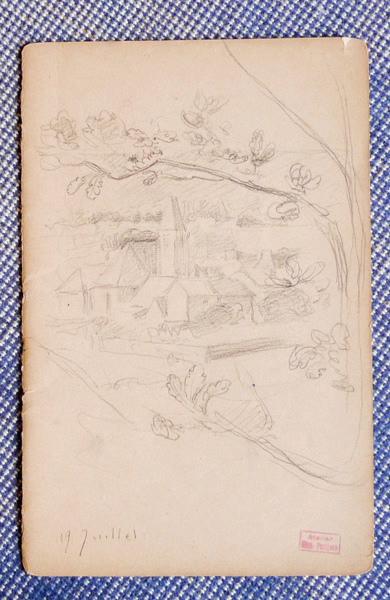 Paysage - 19 juillet, Hippolyte Petitjean, 1er quart 20e siècle